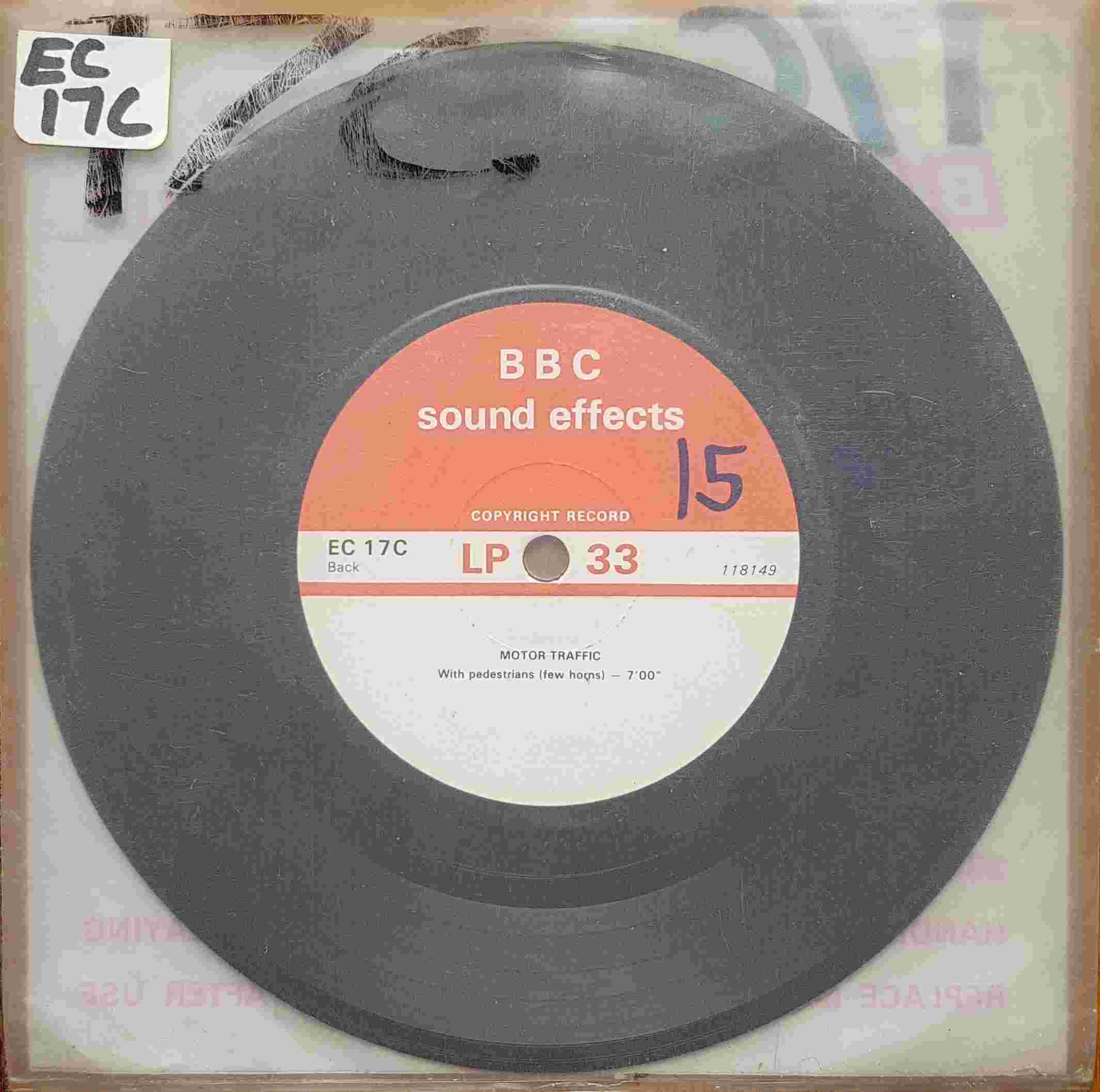 Picture of EC 17C Motor traffic by artist Not registered from the BBC records and Tapes library